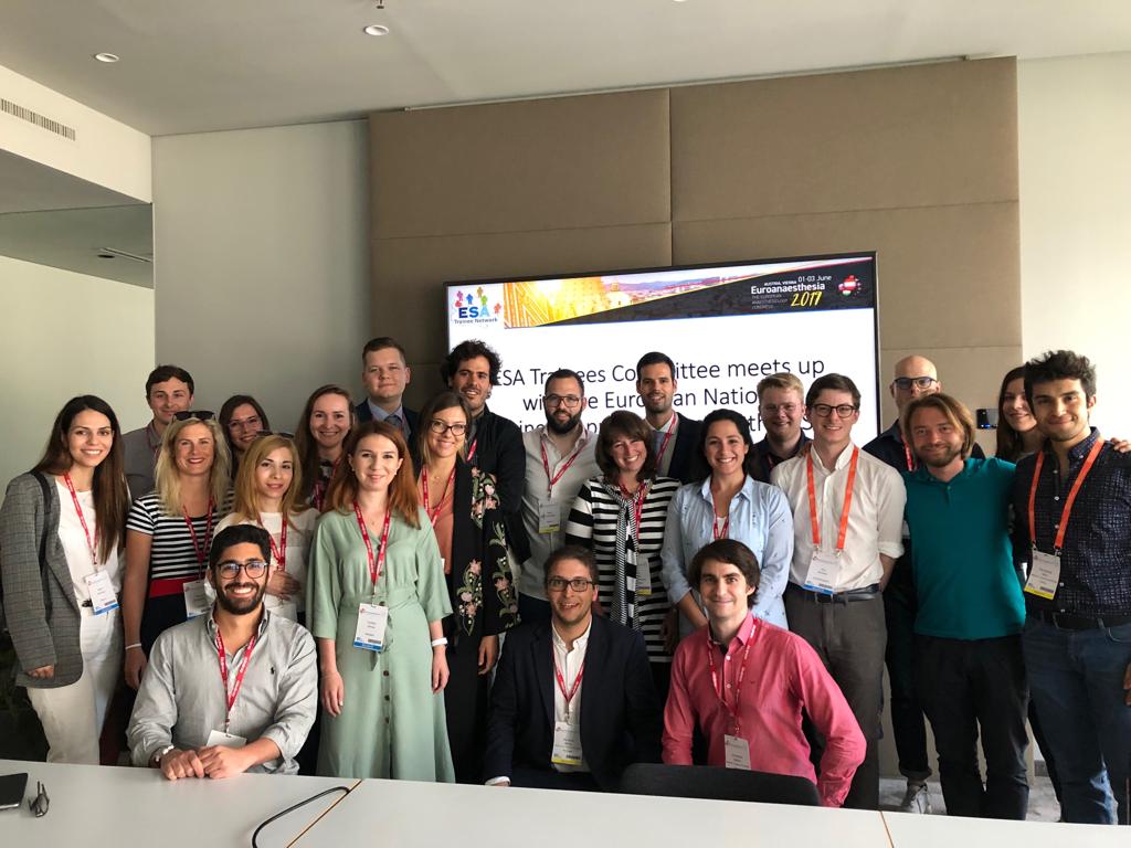 Euroanaesthesia 2019 - Meeting between ESATC and National Trainee Representatives